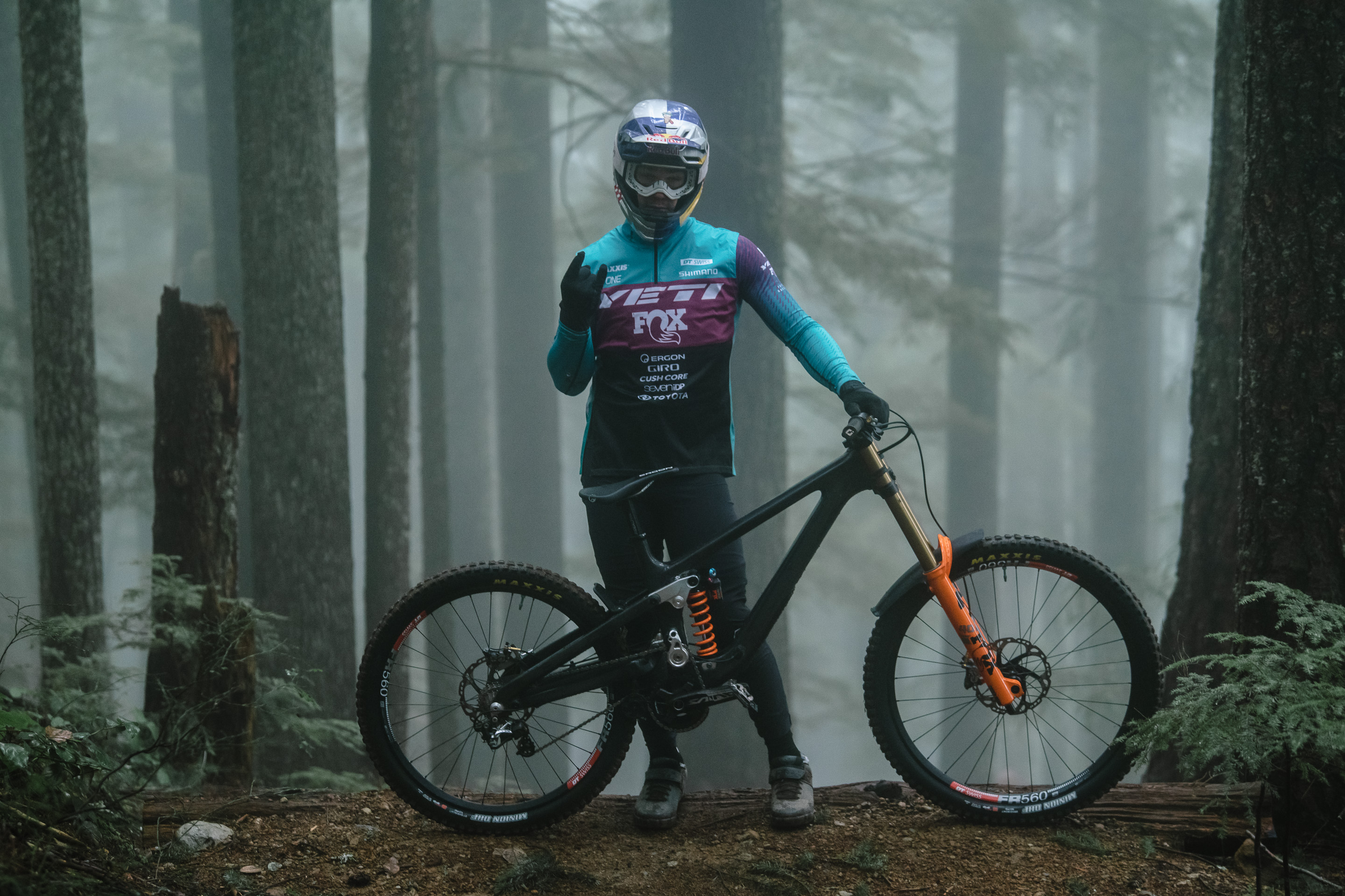 Richie Rude and the Yeti Cycles DH Bike 