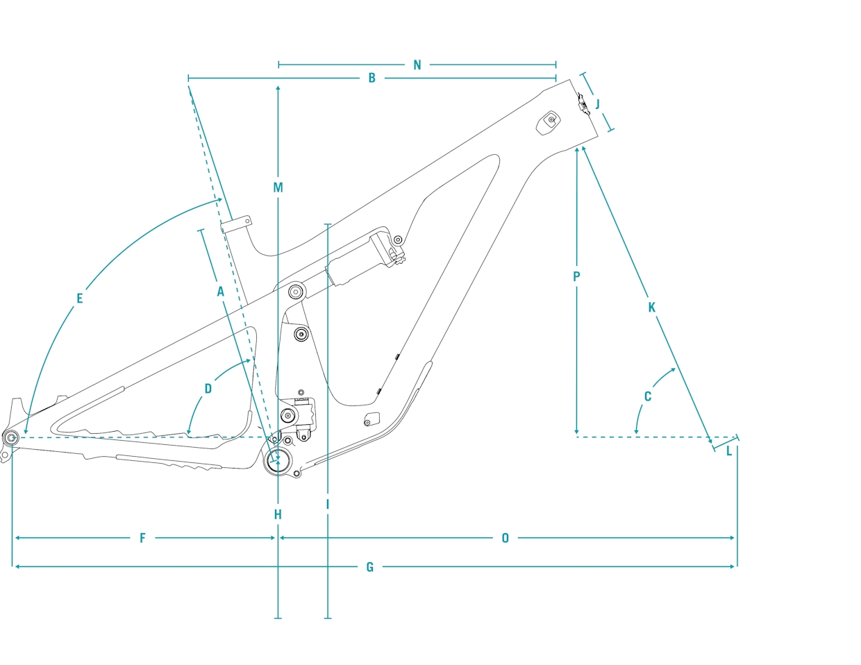 Yeti SB120 Frame Geometry Table