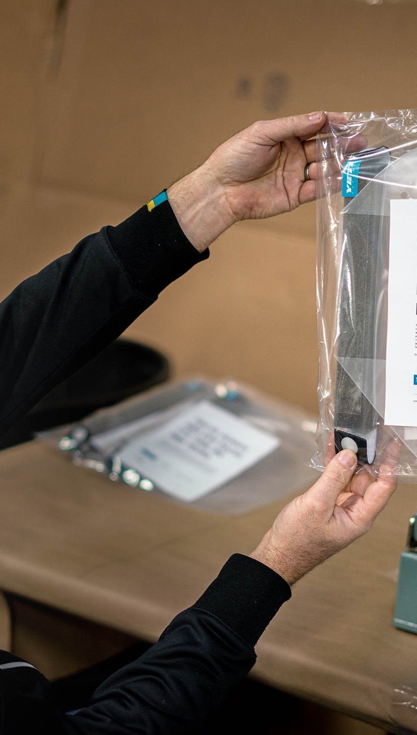 Swaffy showing the finished product