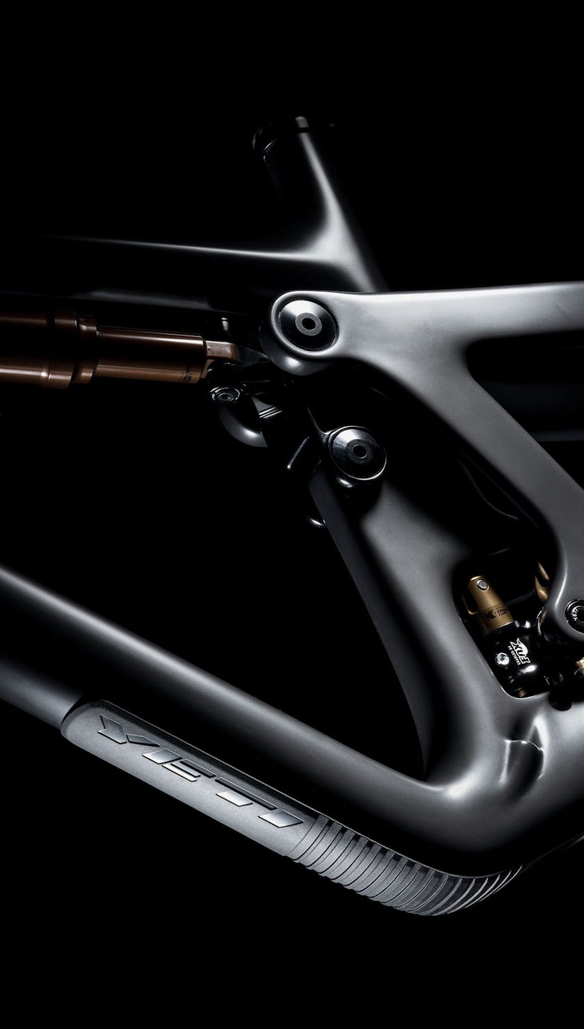SB130 Raw Carbon Frame