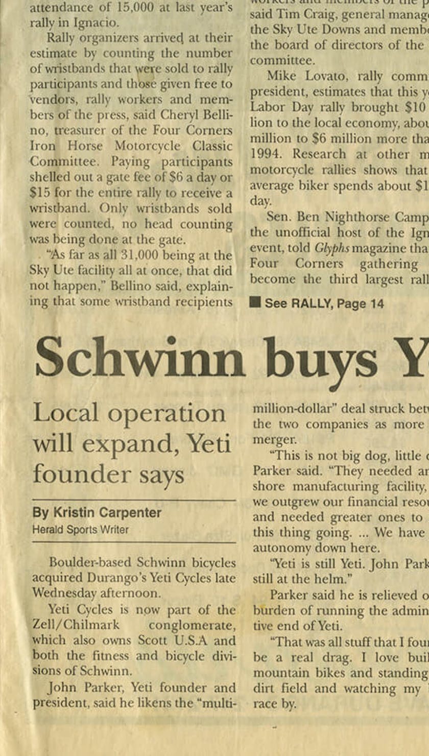 1995 September Durango Hearald