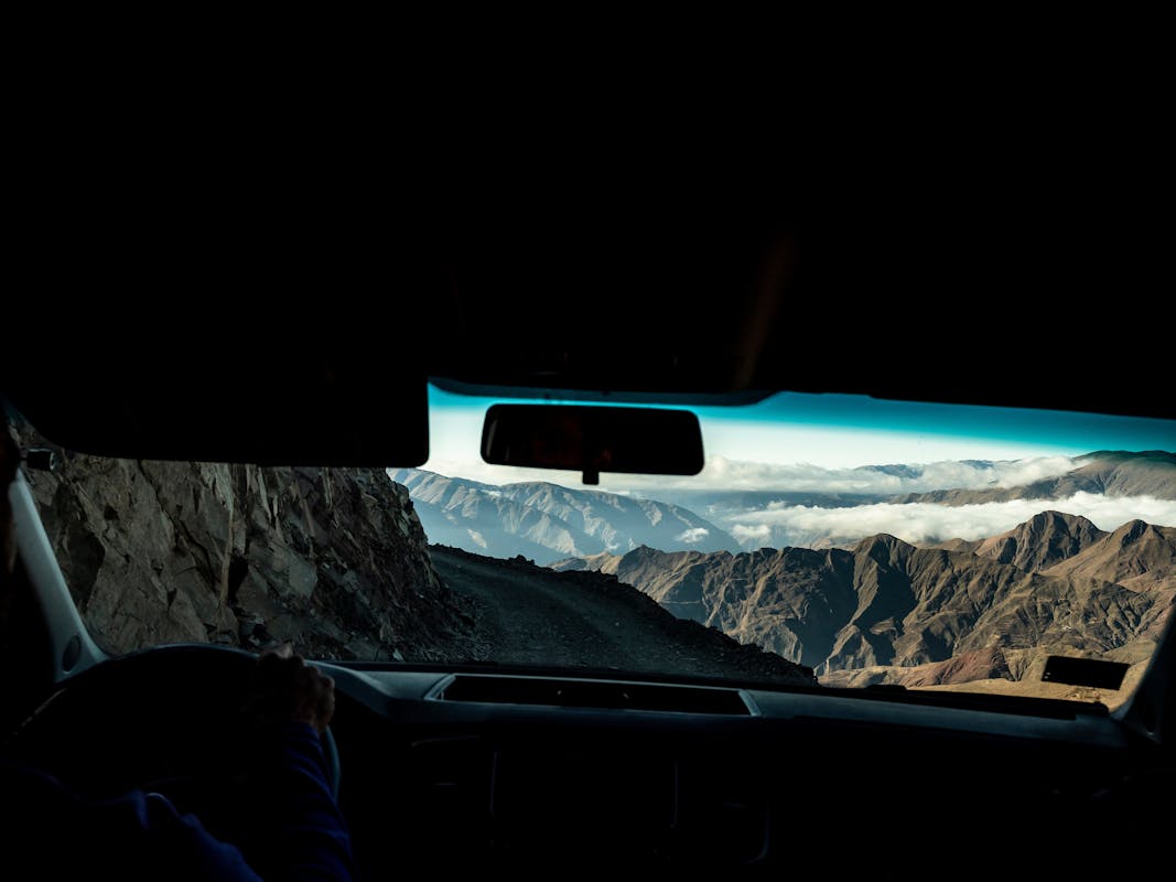 Argentina Badlands - Drivers view