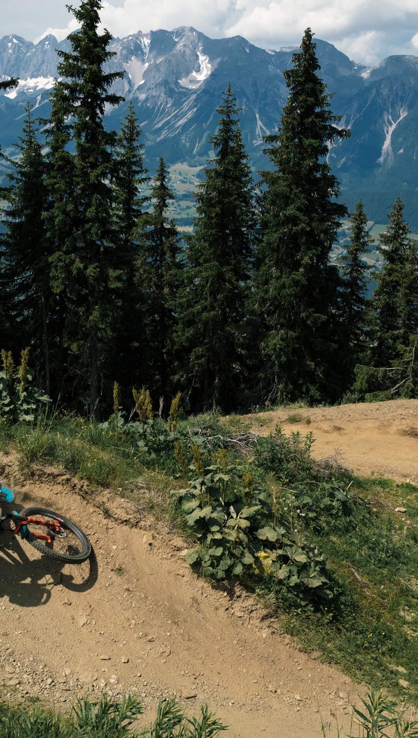 Richie Rude flowing through Schladming