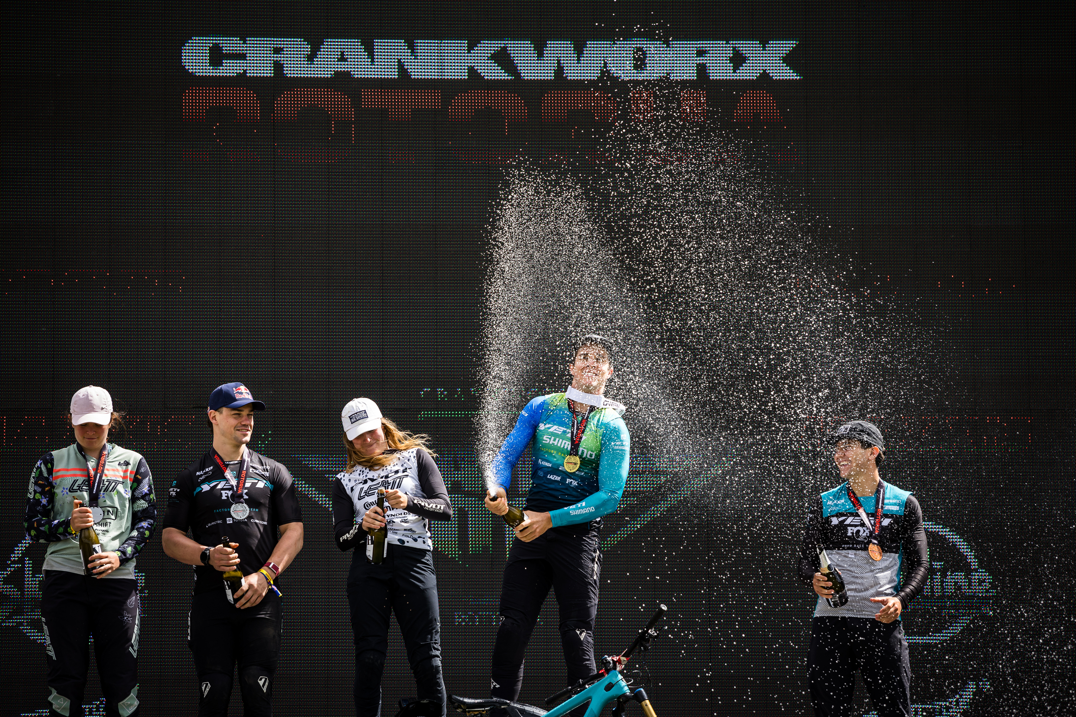 2025 Crankworx Rotorua - Air DH Podium