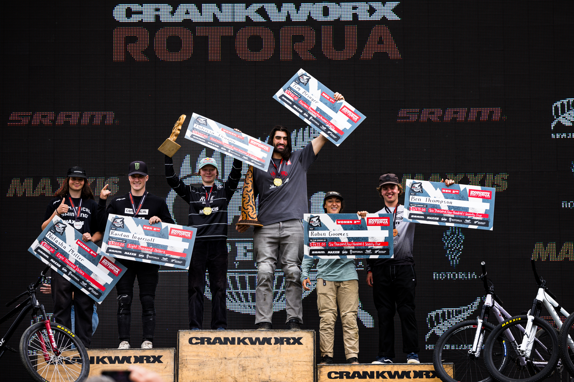 2025 Crankworx Rotorua - Slopestyle podium