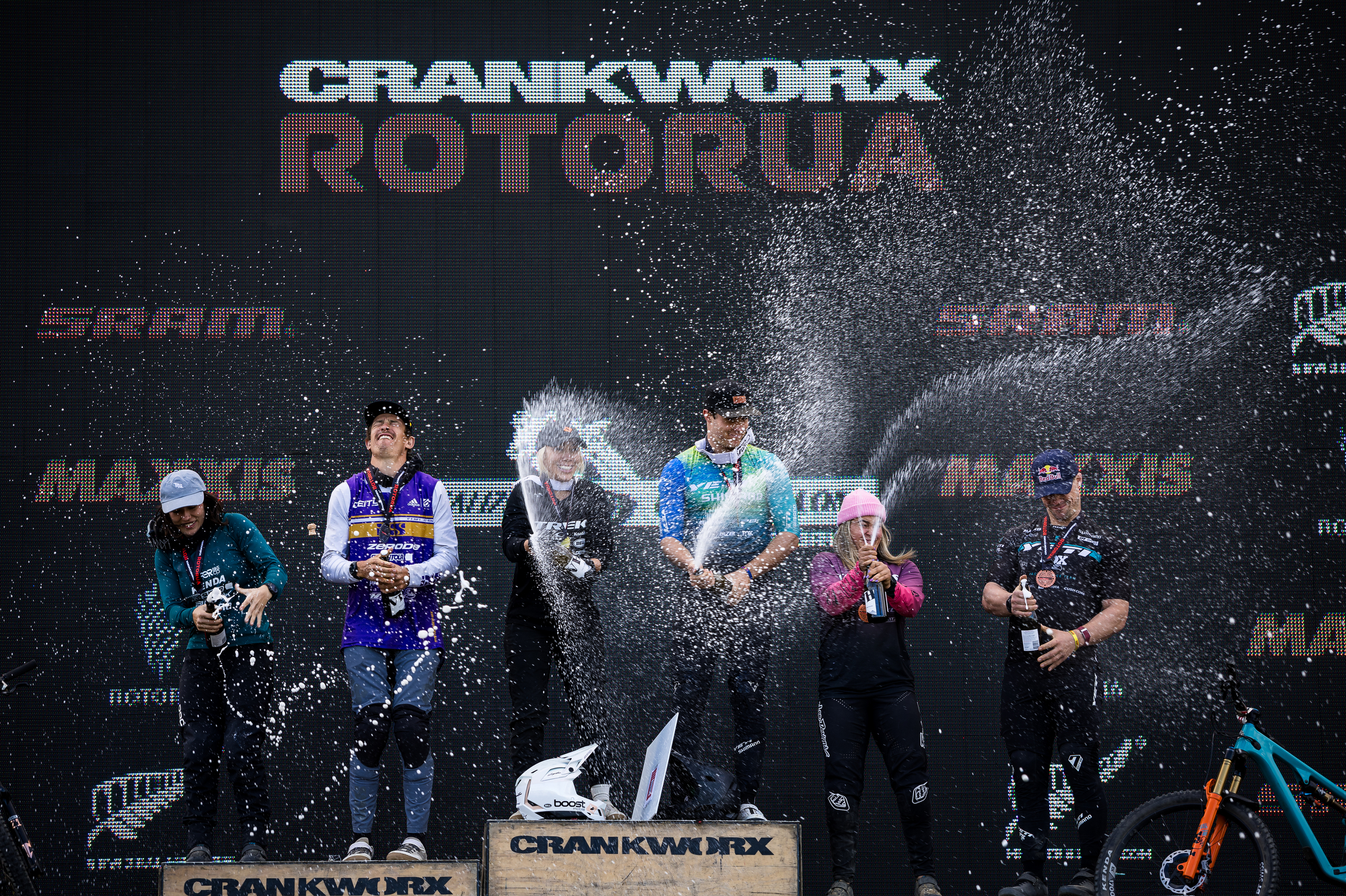 2025 Crankworx Rotorua - Dual Slalom podium