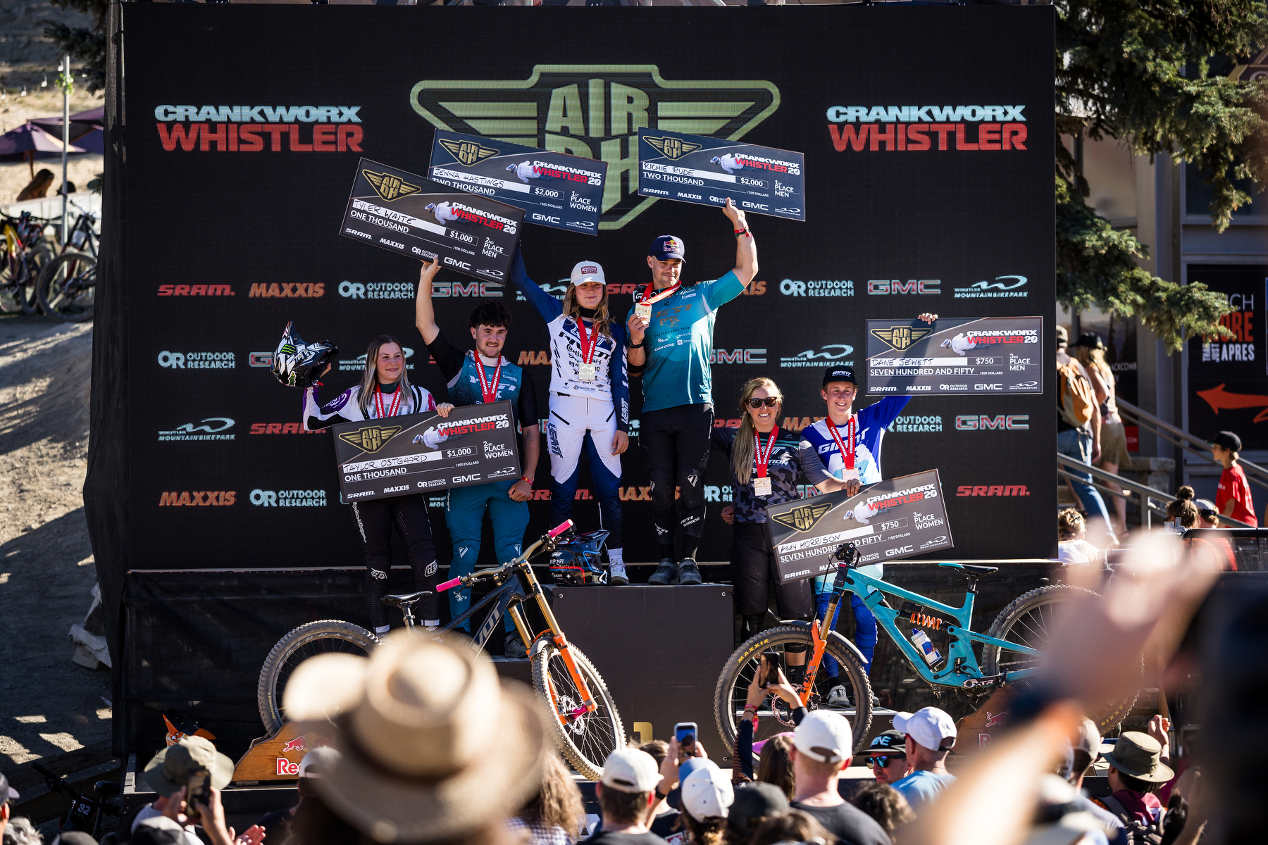 Crankworx 2025 Whistler - Air DH Podium