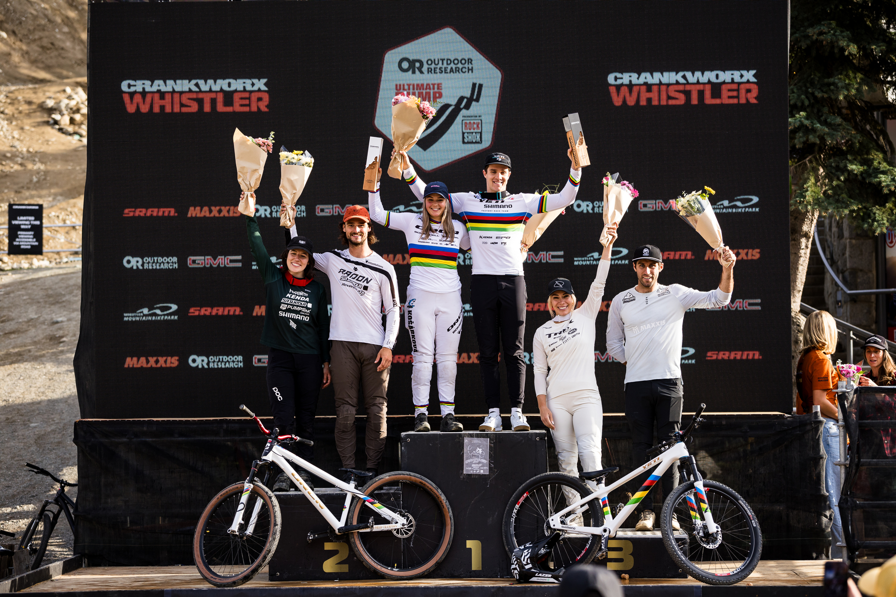 Crankworx 2025 Whistler - Pump Track Podium