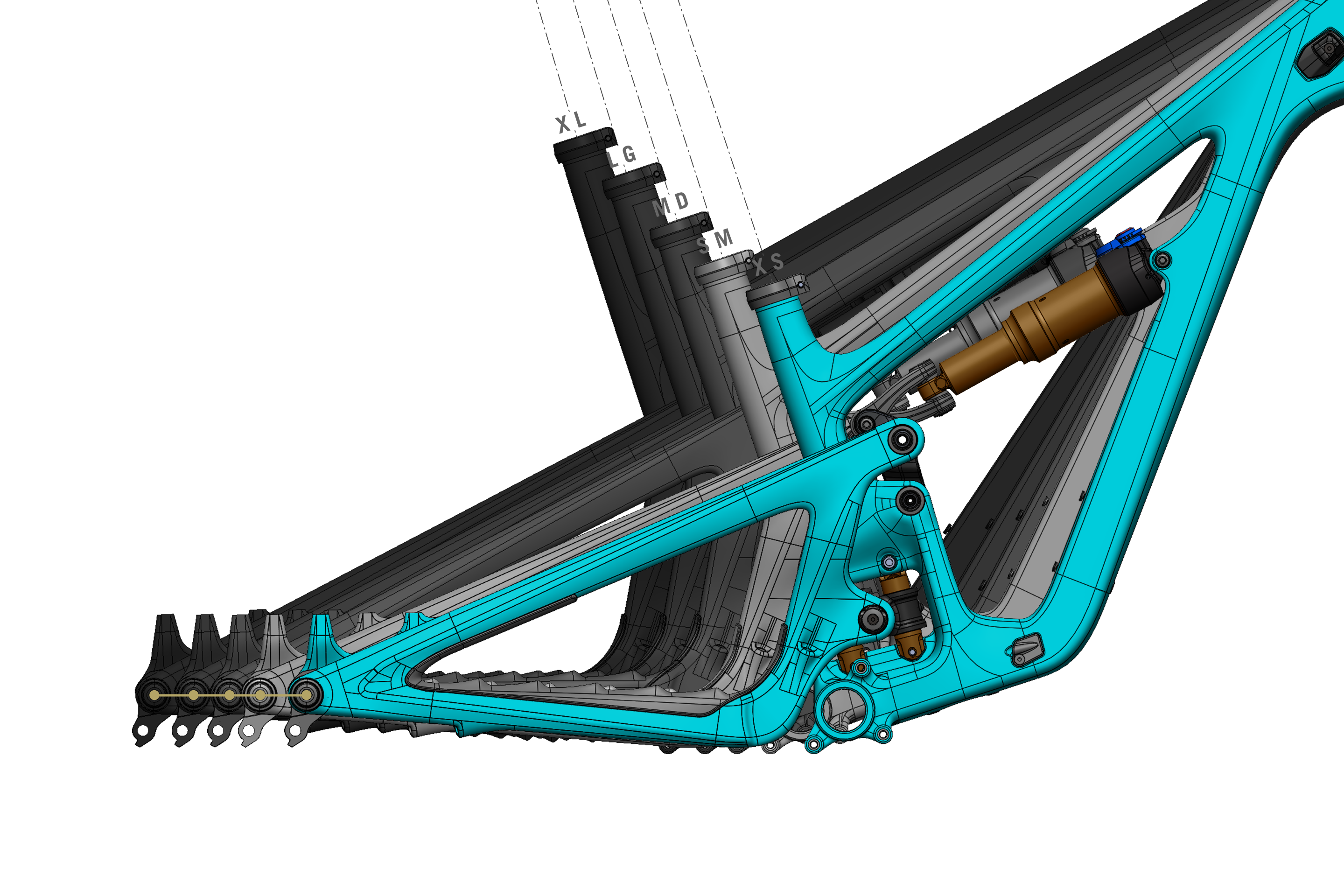 Yeti SB135 - 6 Sizes