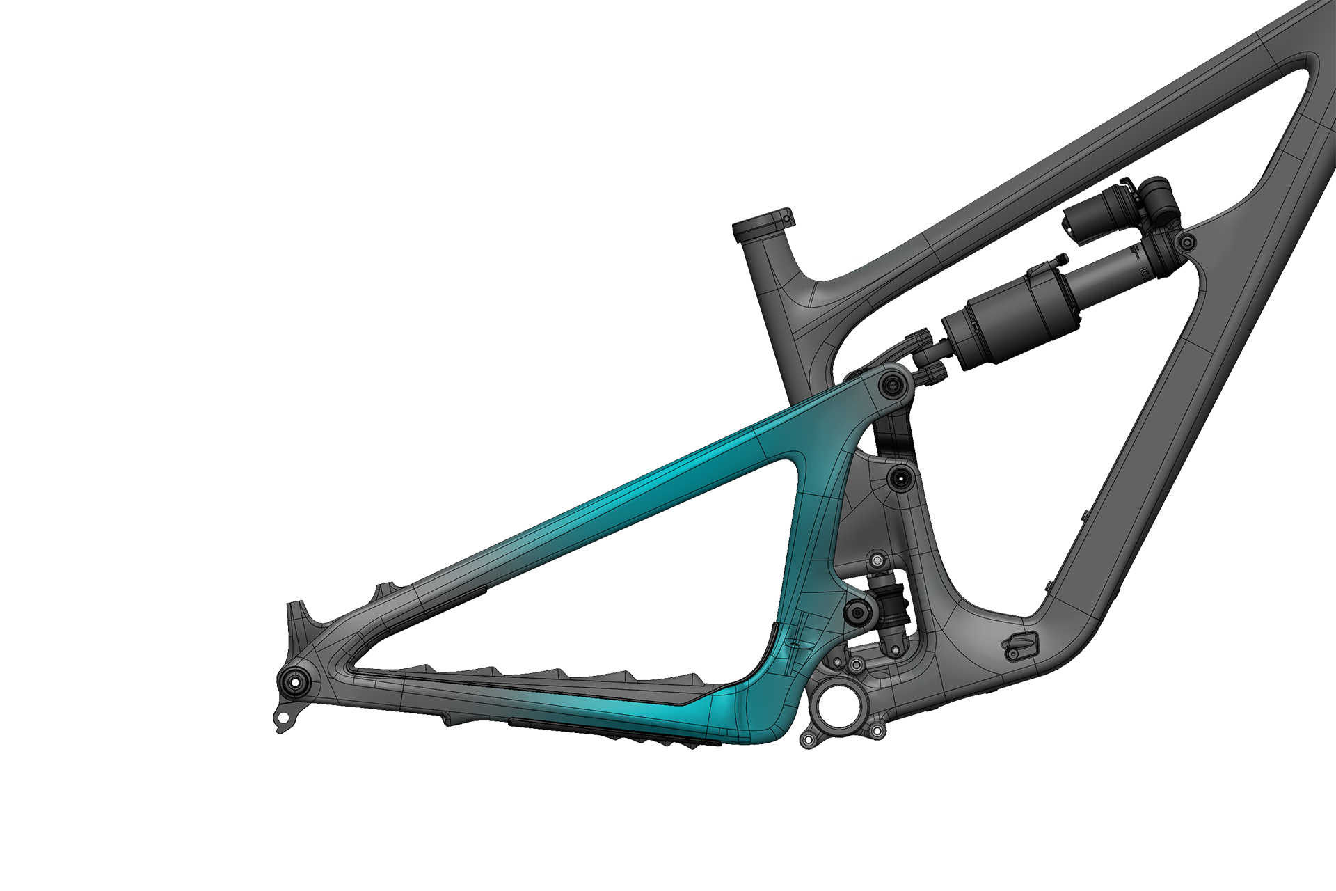 SB160 Tire Clearance Frame Feature