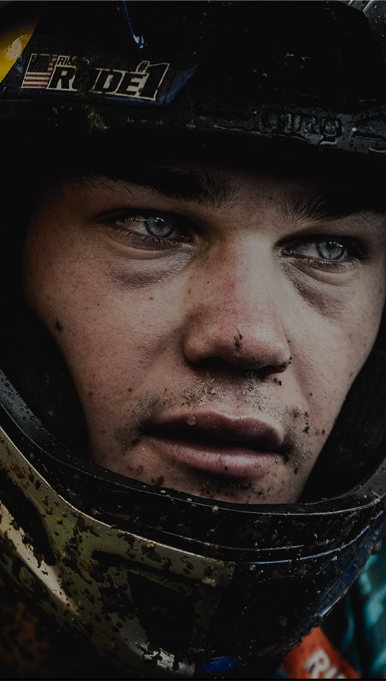 Richie Rude with Crazy Eyes.