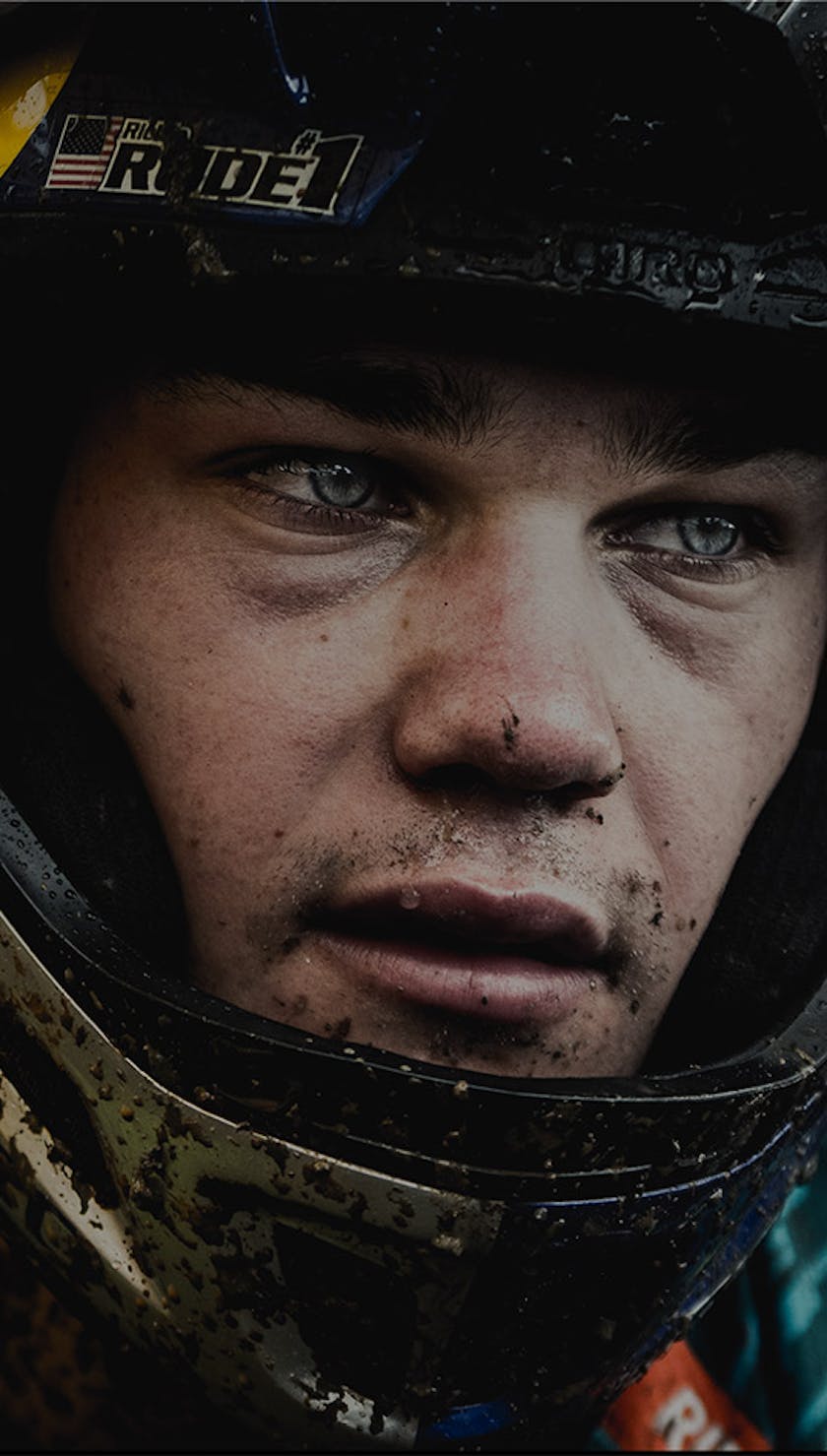 Richie Rude with Crazy Eyes.