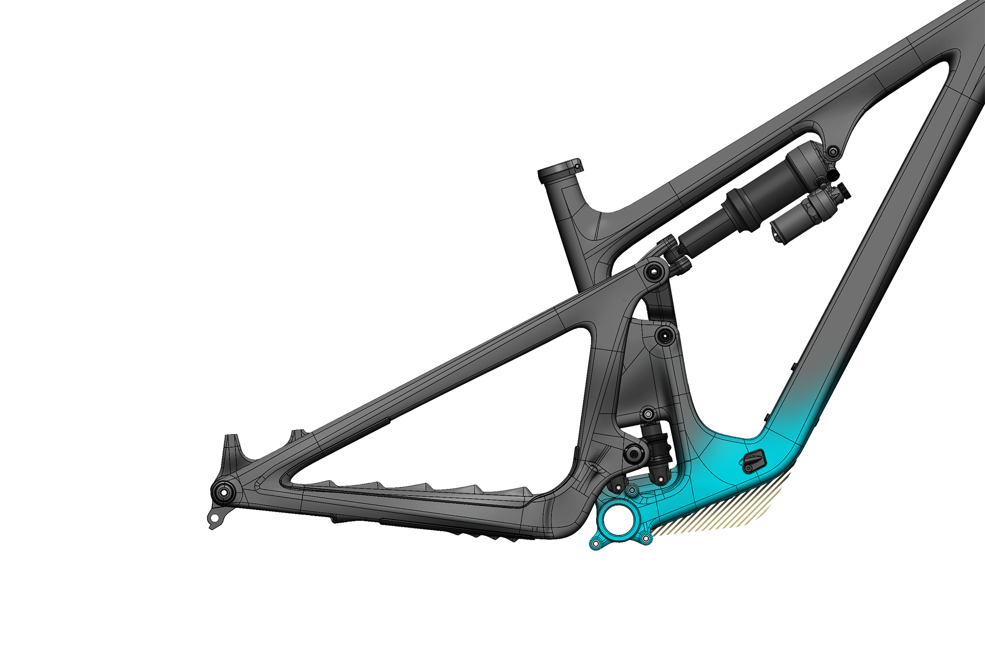 SB140-Rahmen Feature: Bodenfreiheit
