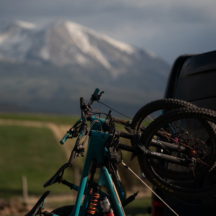 Bikes loaded up for an adventure